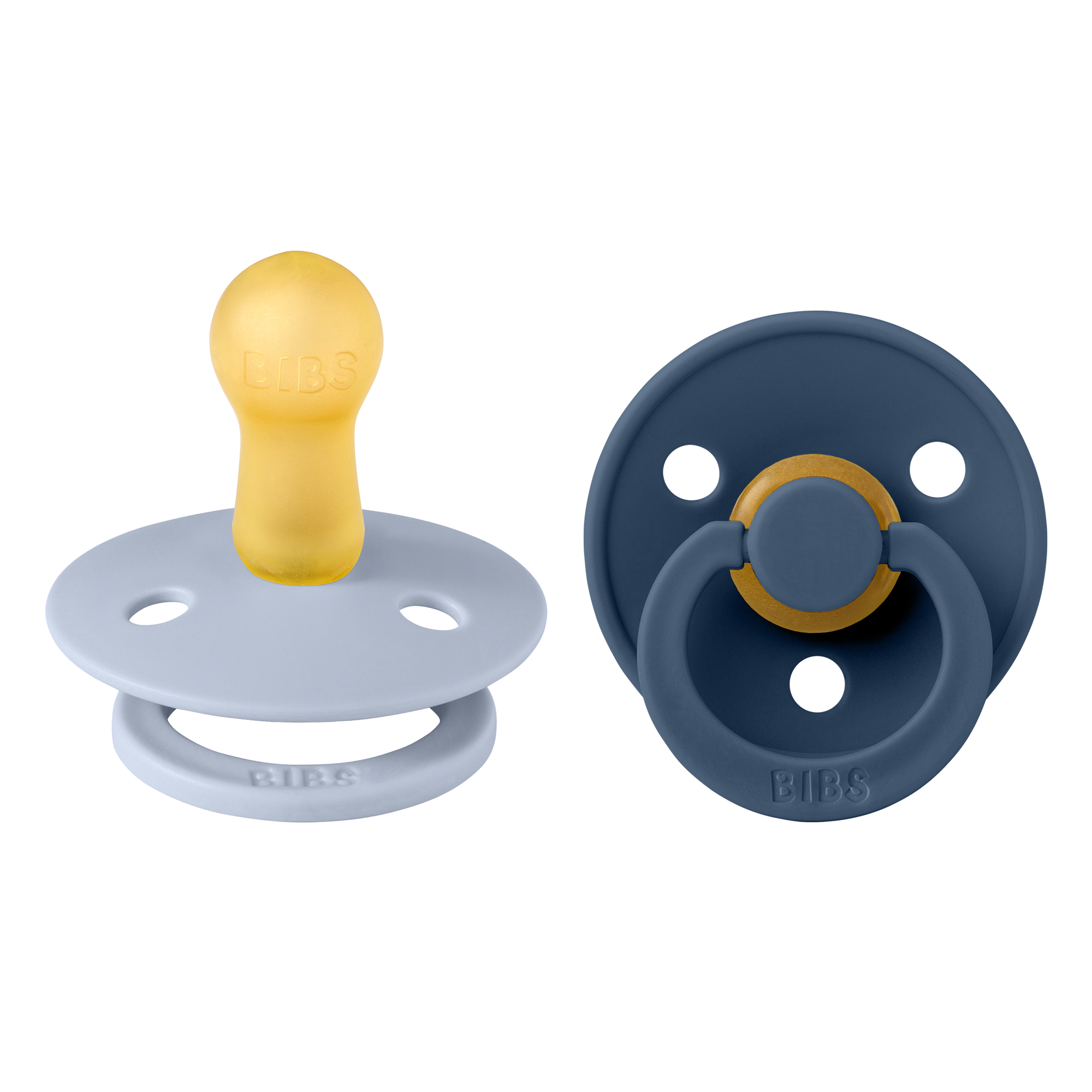 Suzete Bibs Colour Dusty Blue & Steel Blue 6-18