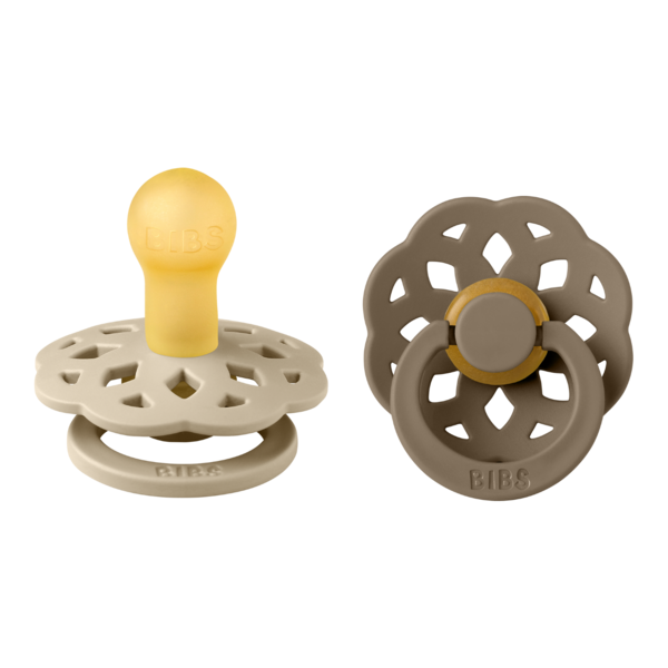 Suzete Bibs Boheme Vanilla & Dark Oak