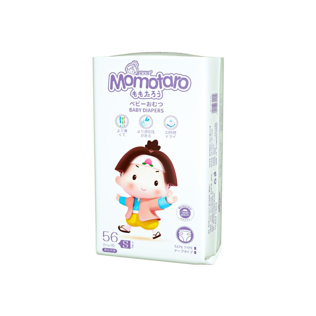 Scutece Momotaro, mărimea S, 56 de buc, 4 - 8 kg