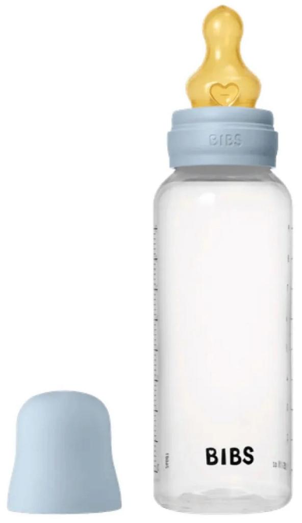 Biberon din plastic Bibs Baby Blue (latex) 270 ml