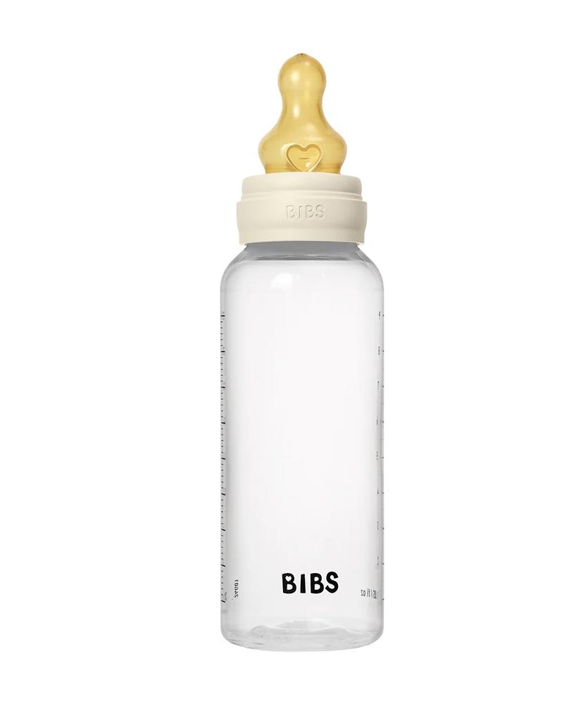 Biberon din plastic Bibs Ivory (latex) 270 ml