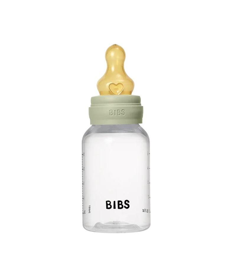 Biberon din plastic Bibs Sage (latex) 150 ml