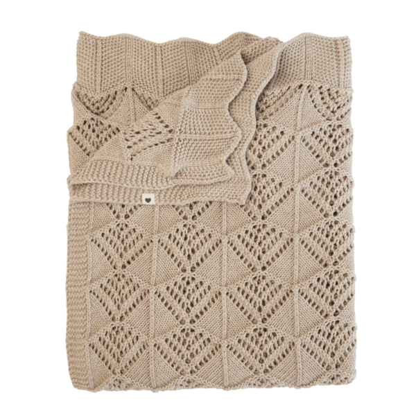 Păturică BIBS - Wavy Vanilla 70*100 cm