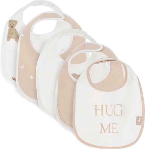 Set 5 bavete impermiabile Jollein - Teddy Bear/Harvest