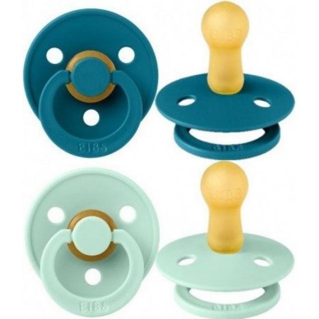 Suzete Bibs Colour Nordic Mint & Forest Lake 0-6