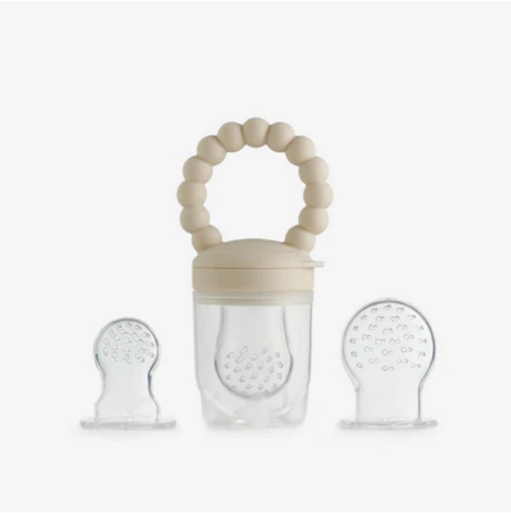 Suzeta pentru fructe cu maner din silicon - Cream