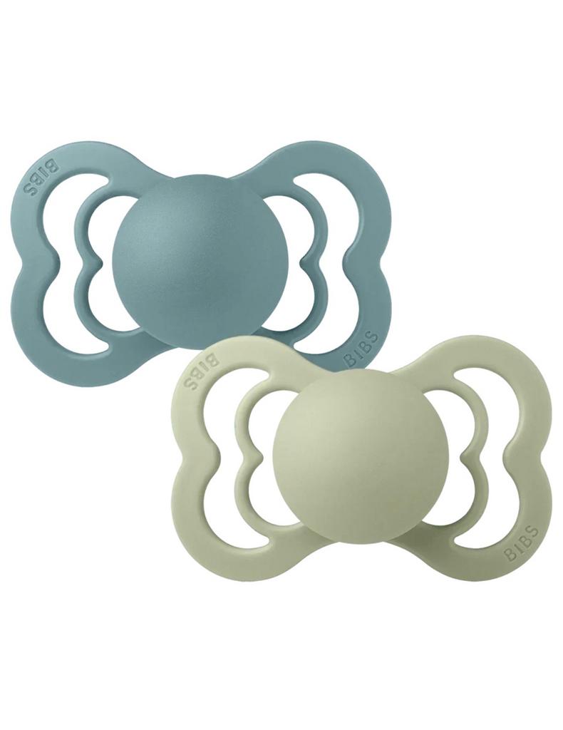Set 2 suzete Bibs Supreme Island Sea & Sage Silikone