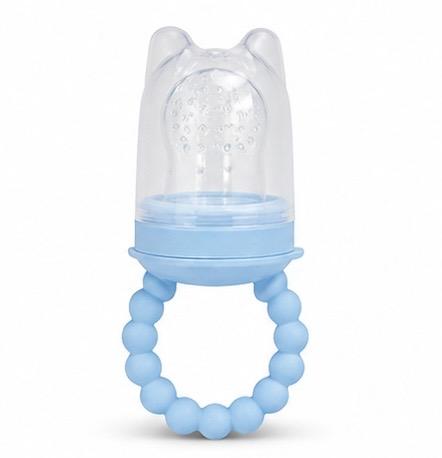 Suzeta pentru fructe cu maner din silicon - Sky Blue