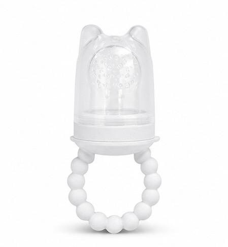 Suzeta pentru fructe cu maner din silicon - White