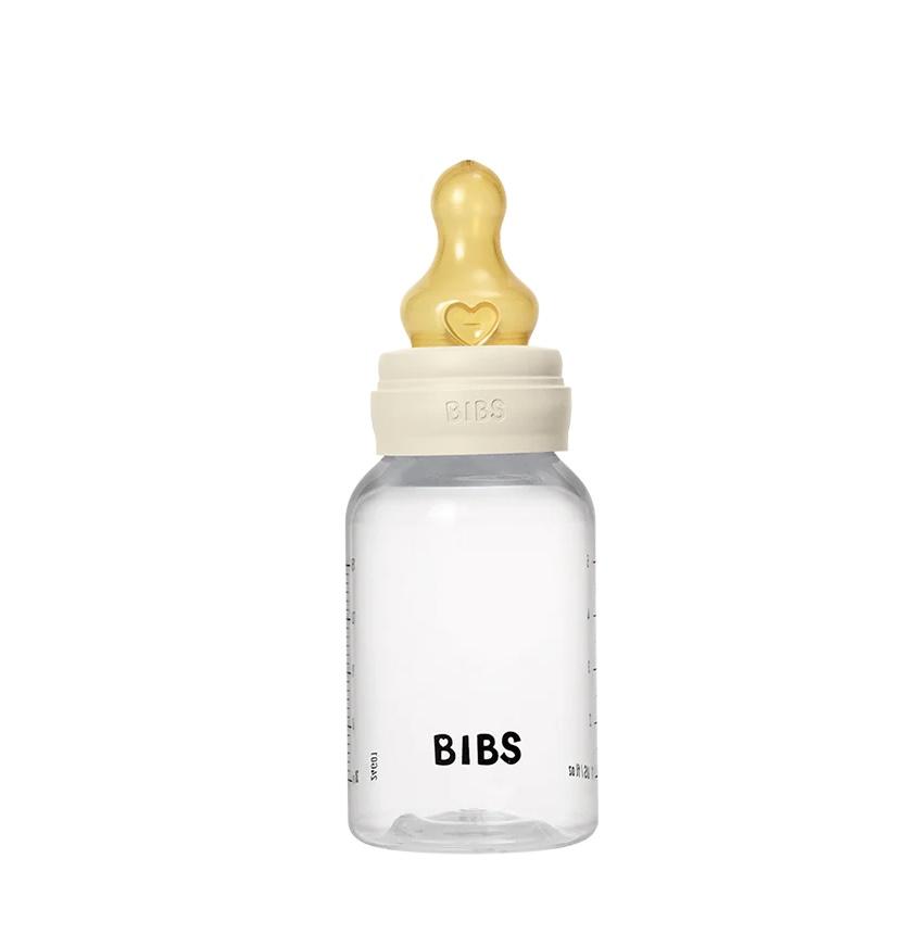 Biberon din plastic Bibs Ivory (latex) 150 ml