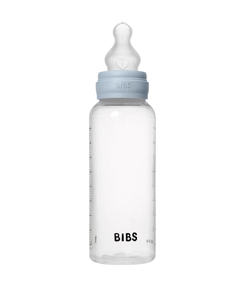 Biberon din plastic Bibs Baby Blue (silicon) 270 ml