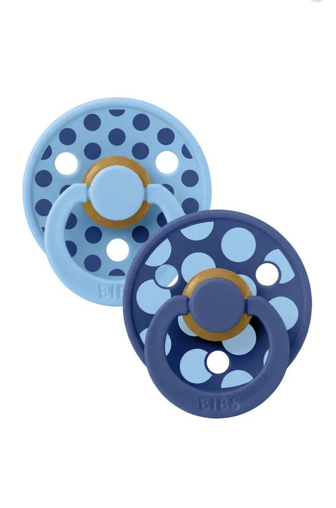 Suzete Bibs Polka Breeze & Cornflower