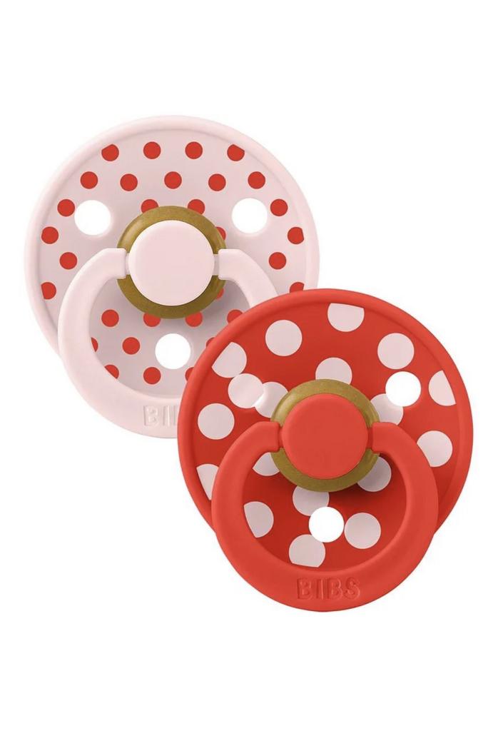 Suzete Bibs Polka Blossom & Candy Apple