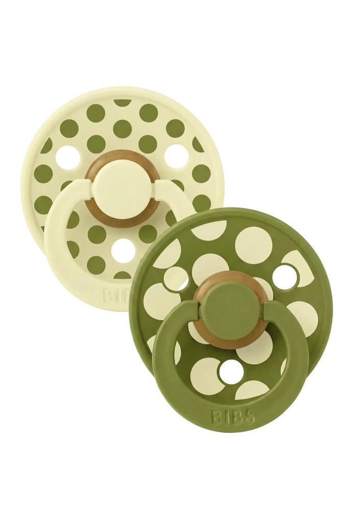 Suzete Bibs Polka Luna & Wasabi
