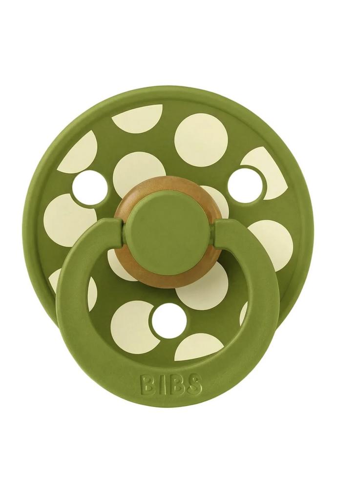 Suzeta Bibs Colour Polka Dot Wasabi/Luna