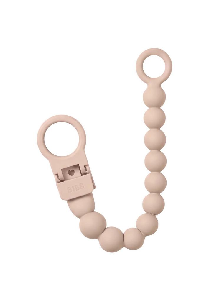 Lănțișor pentru suzetă BIBS Beaded – Blush