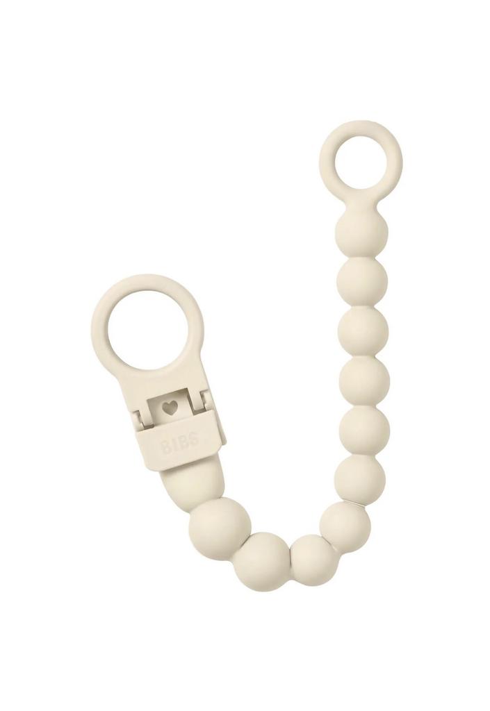 Lănțișor pentru suzetă BIBS Beaded – Ivory