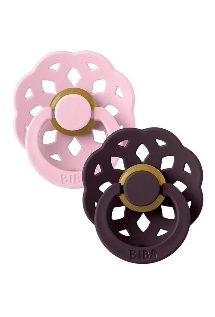 Set 2 suzete Bibs Boheme Baby Pink & Plum