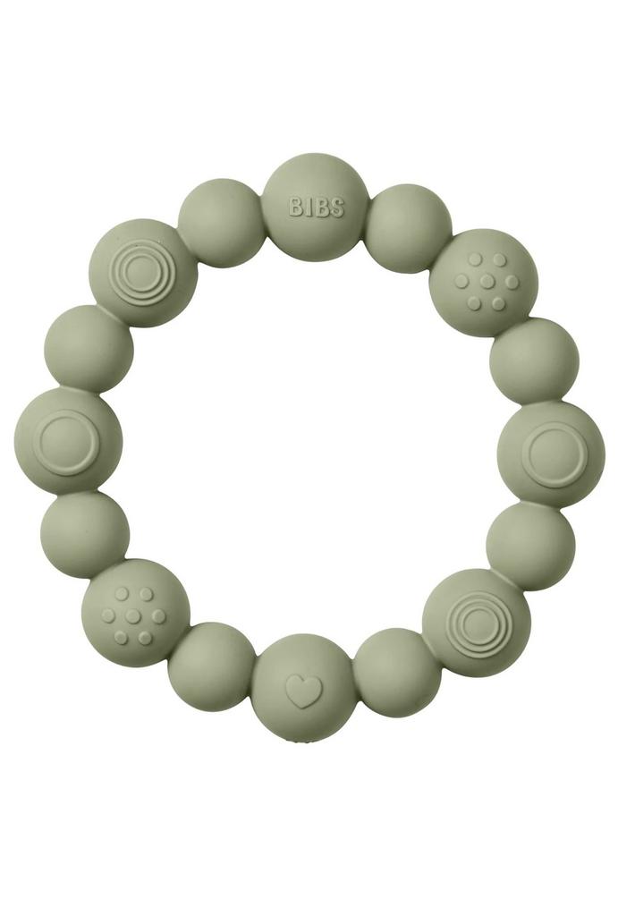 Inel de dentiție BIBS Beaded – Sage