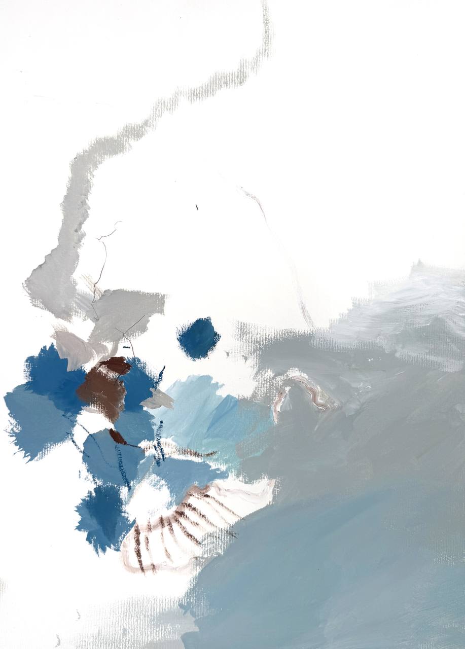 Abstract Blue