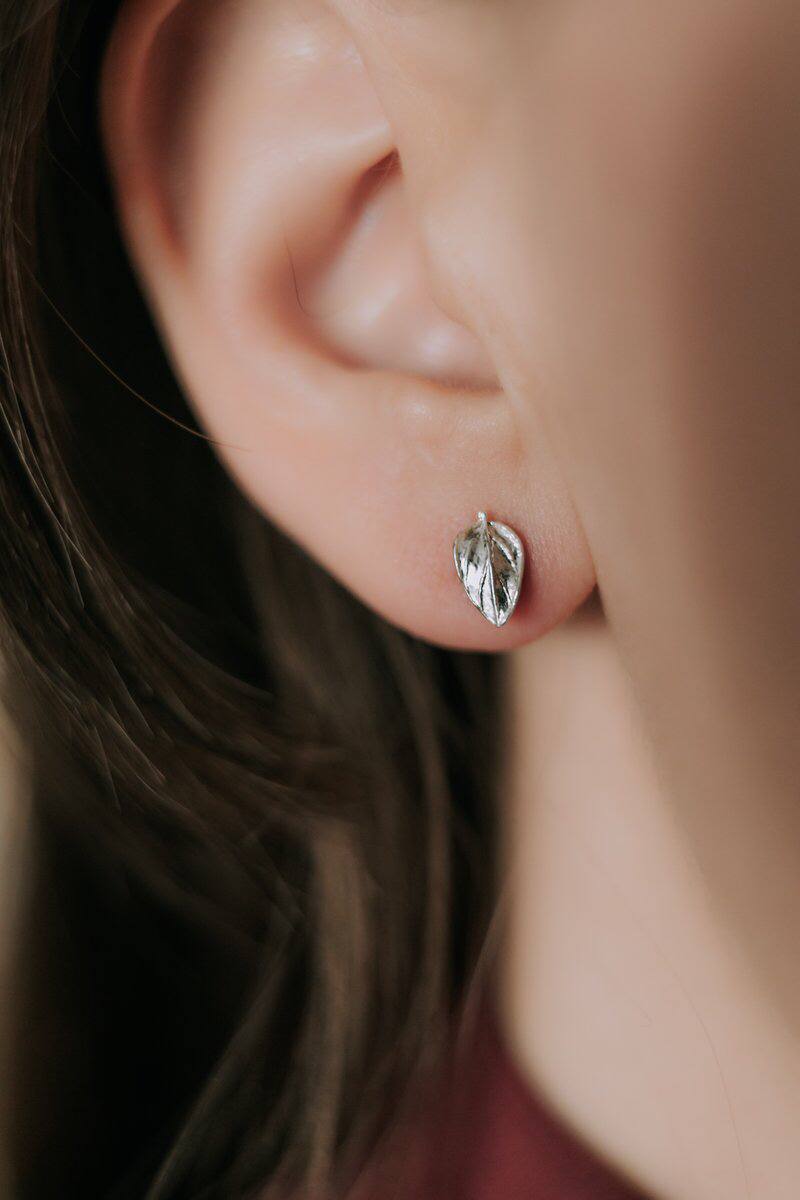 Пусеты "Чабрец" , серебро 925