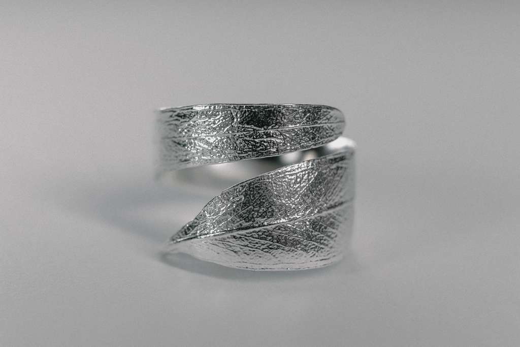 Кольцо "Эвкалипт" , серебро 925