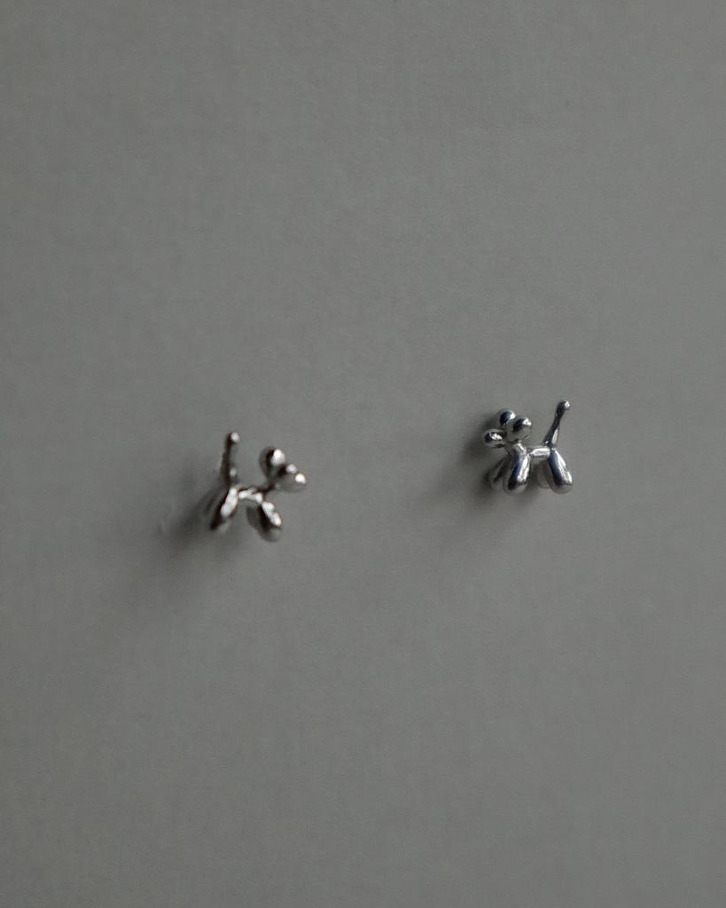 Пусеты  Ballon Dog серебро 925