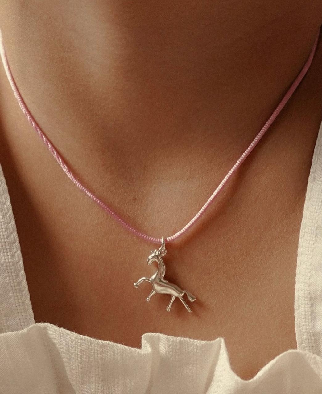 Кулон Лошадка, серебро 925