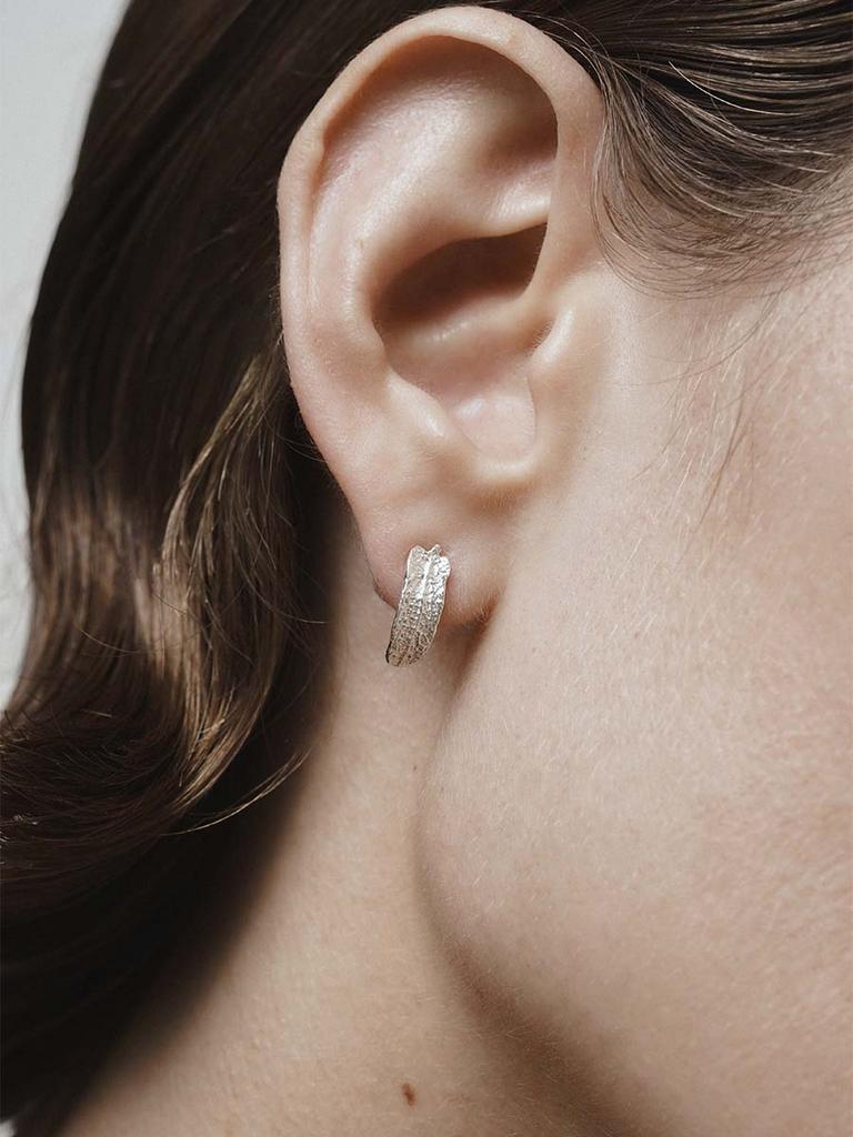 Пусеты Крапива,серебро 925