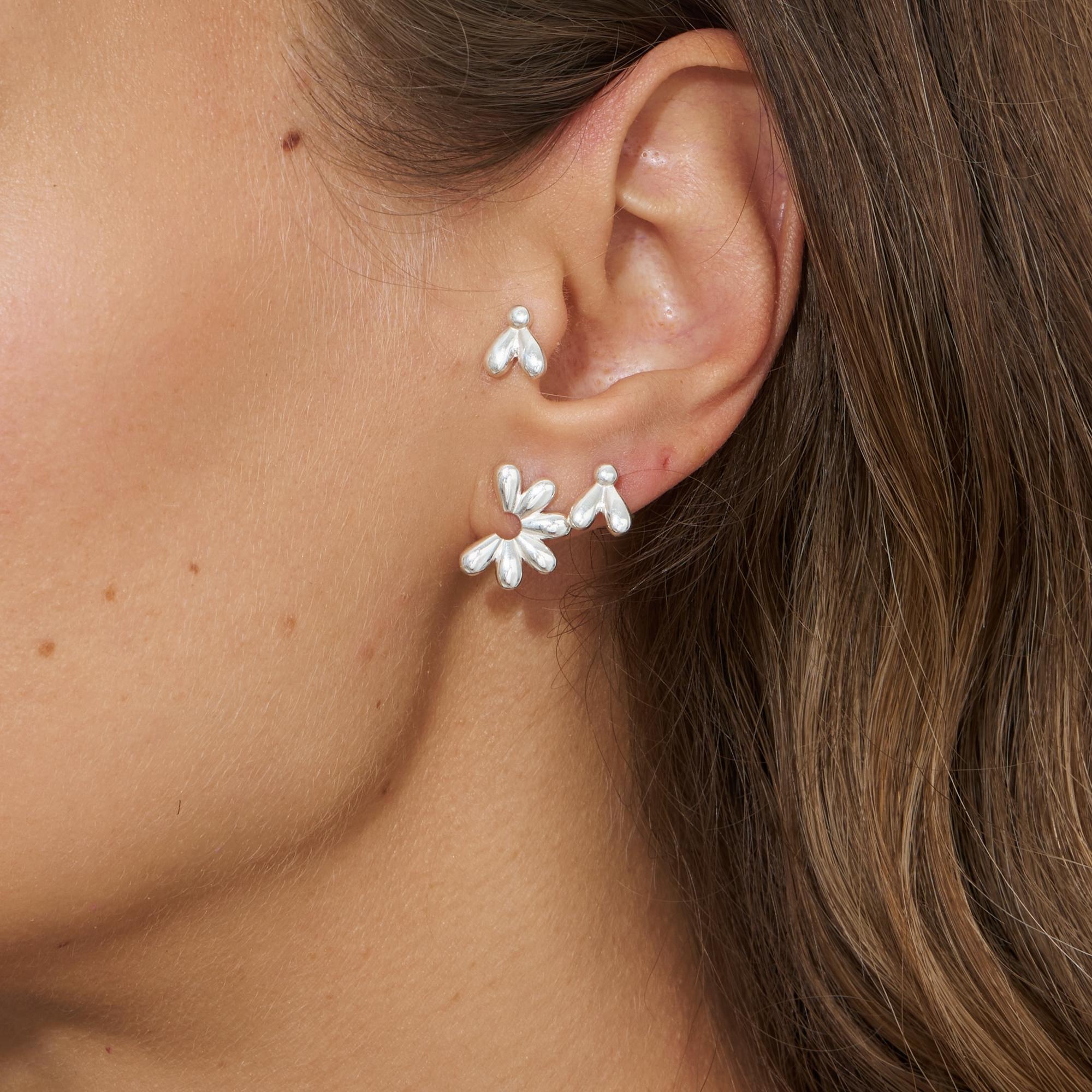 Серьги "Любит-не любит" маленькие