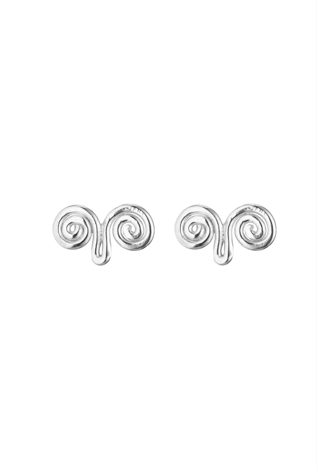 Серьги-гвоздики "Узор" ,  серебро 925