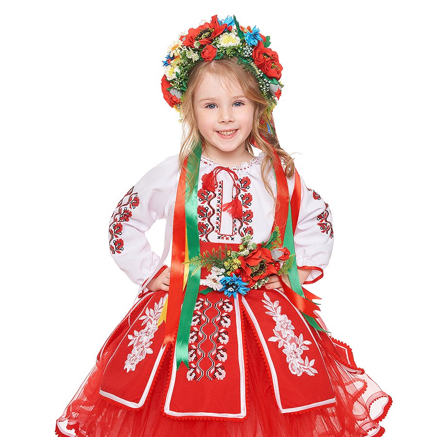 Детский украинский костюм для девочки
