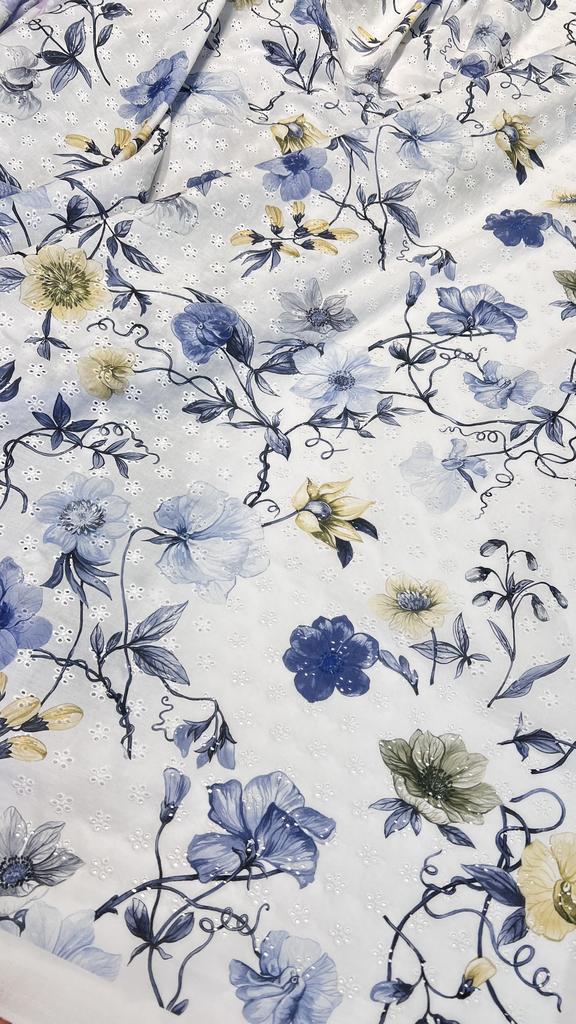 Embroidered cotton