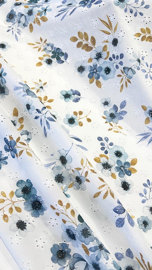 Embroidered cotton