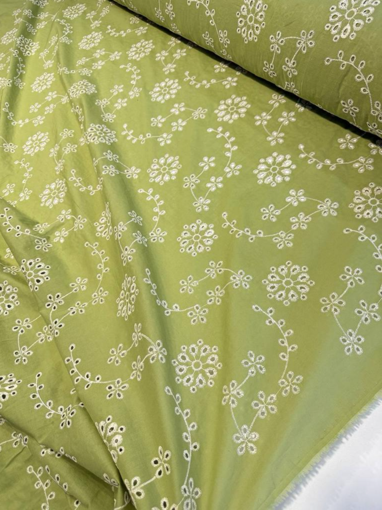 Embroidered cotton