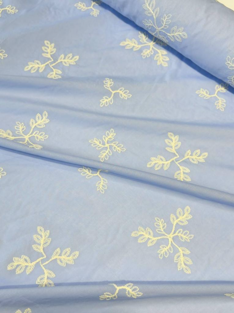 Embroidered cotton