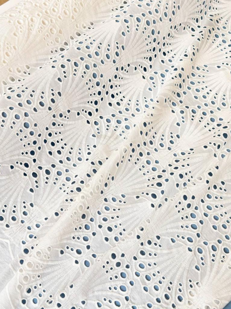 Embroidered cotton