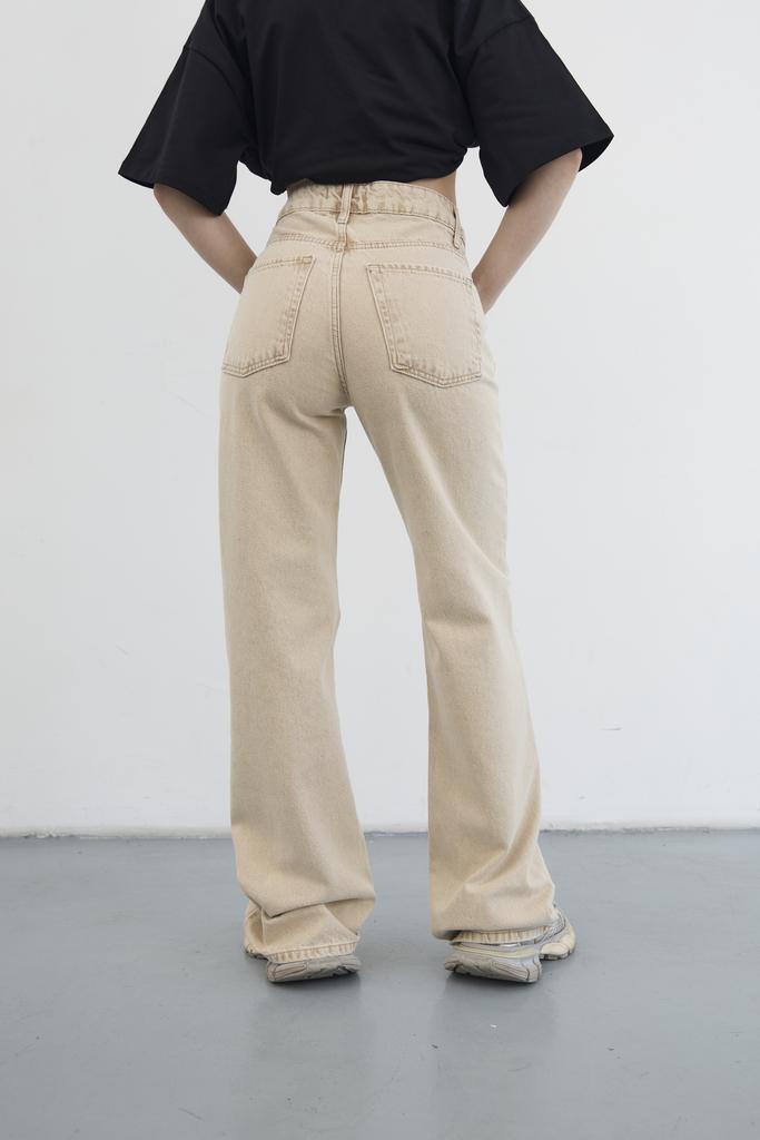 ДЖИНСИ ПРЯМІ ПІСОЧНІ