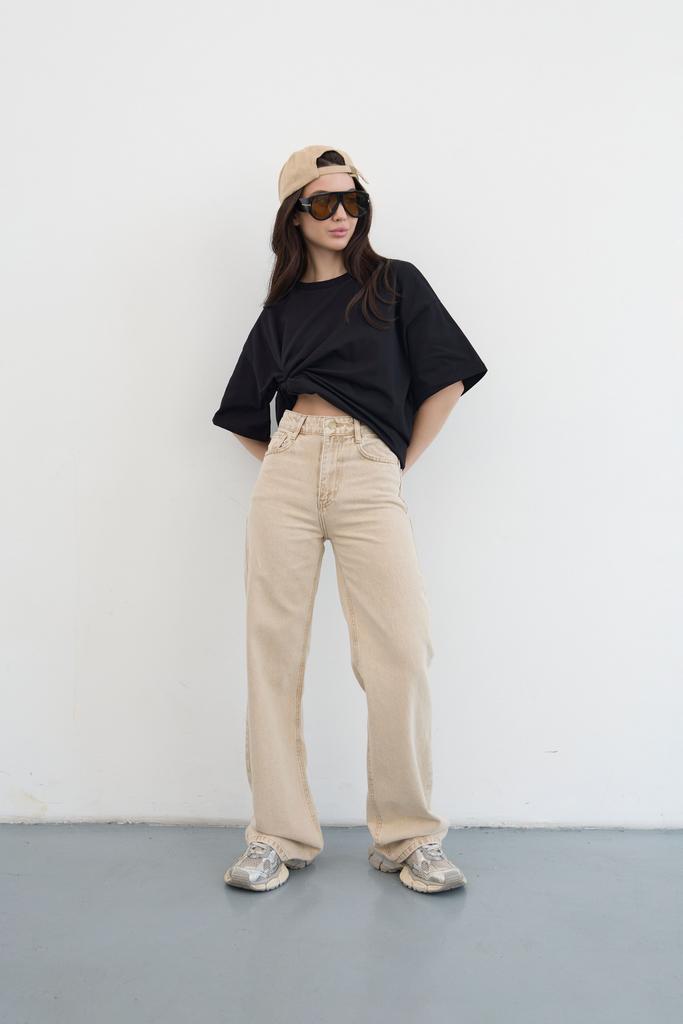 ДЖИНСИ ПРЯМІ ПІСОЧНІ