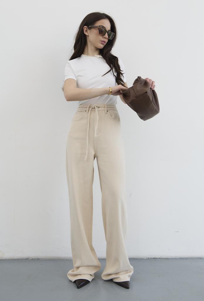 ДЖИНСИ ПАЛАЦЦО БЕЖЕВІ