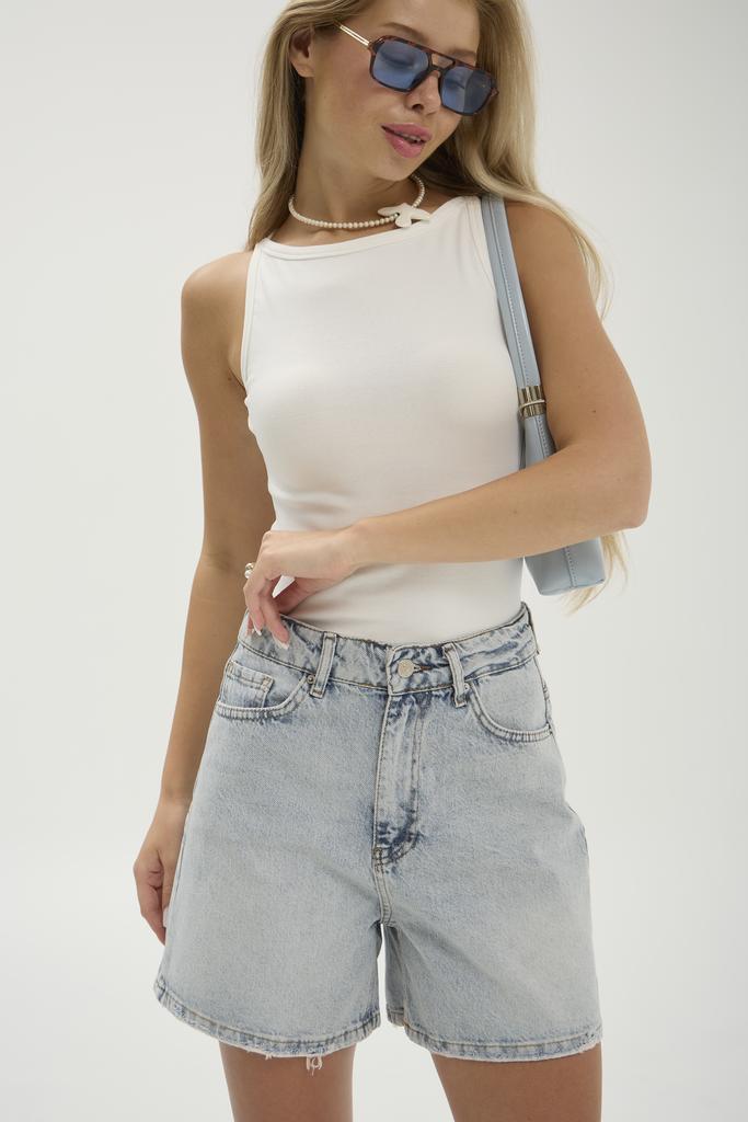 ДЖИНСОВІ ШОРТИ mom fit