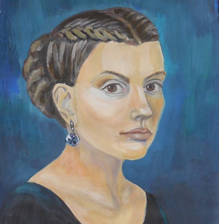 Погрудный портрет рисунок