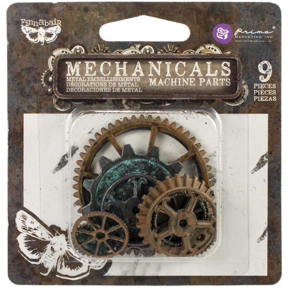 Металлические украшения, рамки > Металлические шестиренки Finnabair  Mechanicals Metal Embellishments купить в интернет-магазине