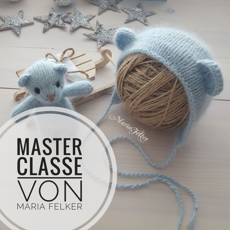 Master Class in Russian Hat teddy bear with cord
