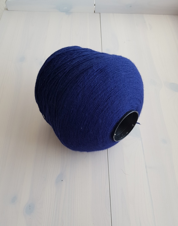 30% Angora Wool Dark Blue