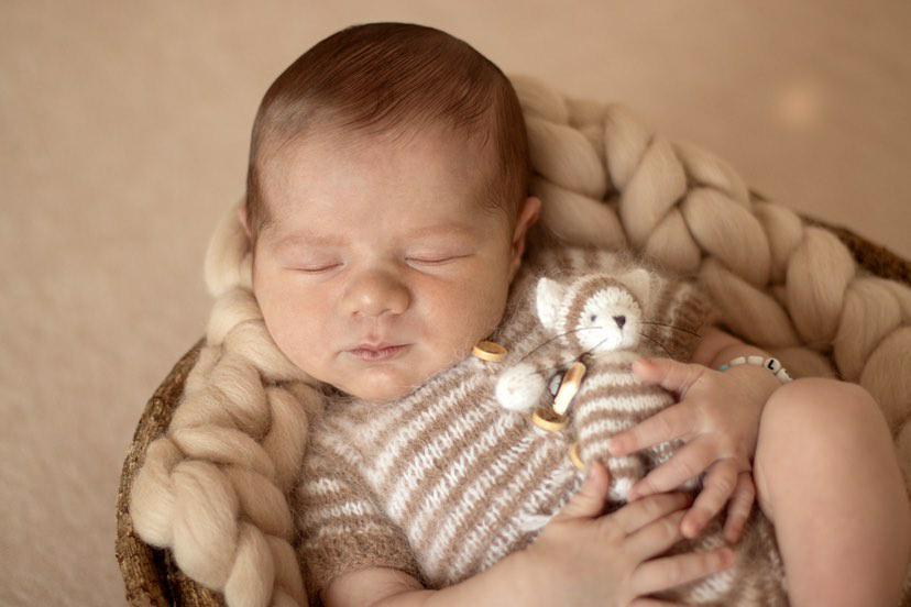 Overalls striped short legs and short sleeves
