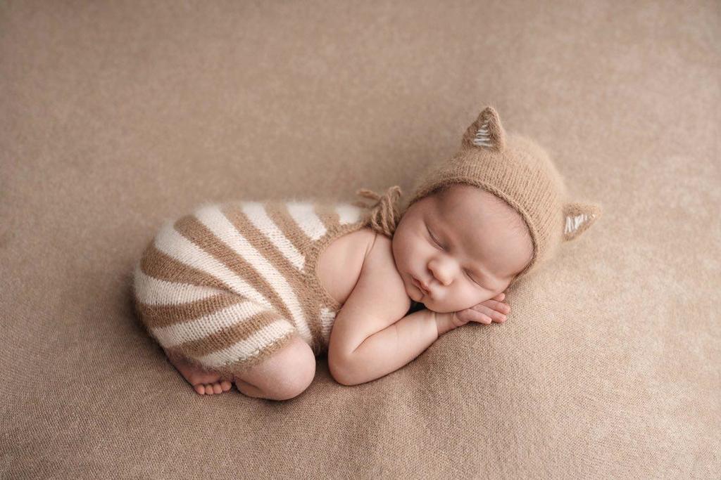 Overalls striped with the straps and without feet