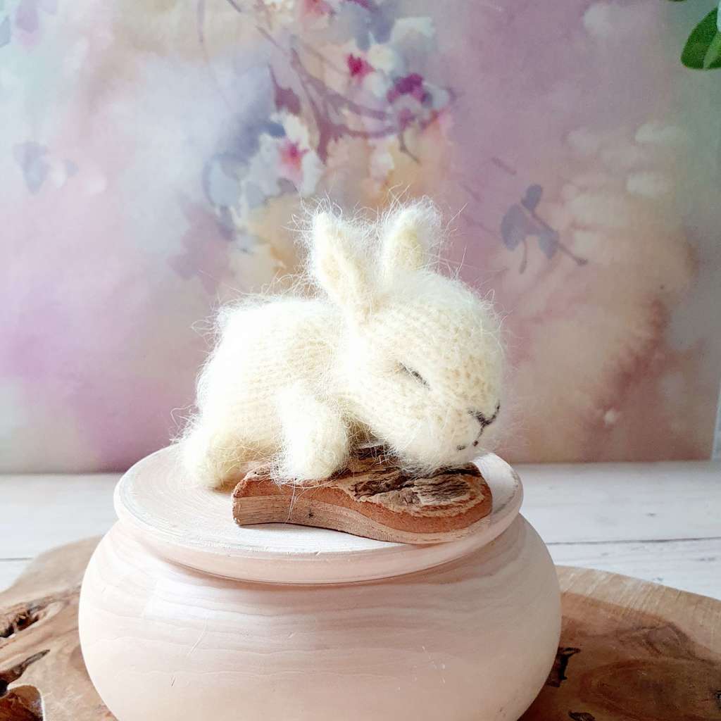 Plush toy sleep Bunny 10cm