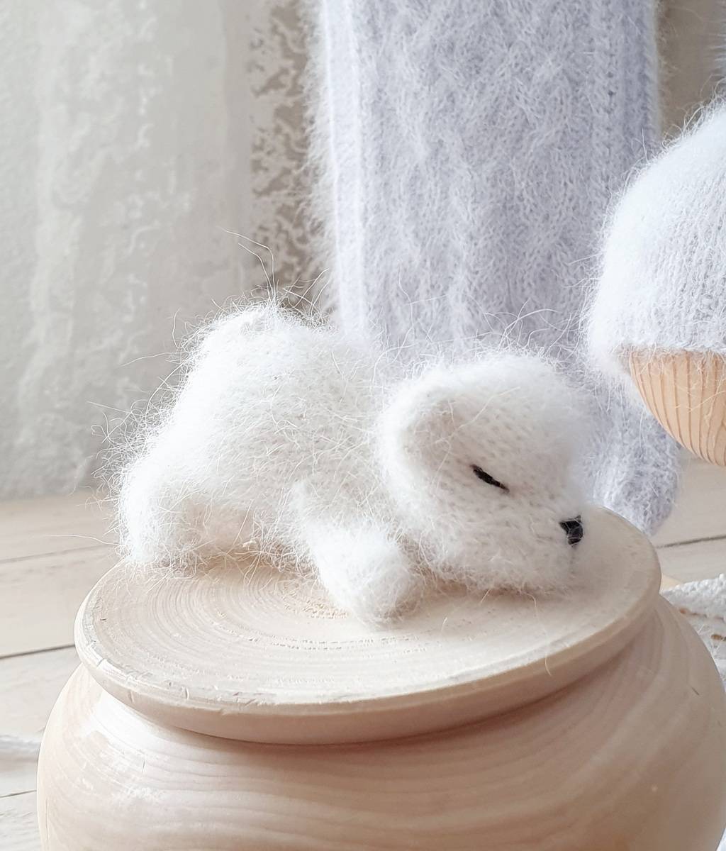 Plush toy sleep Bear 10cm