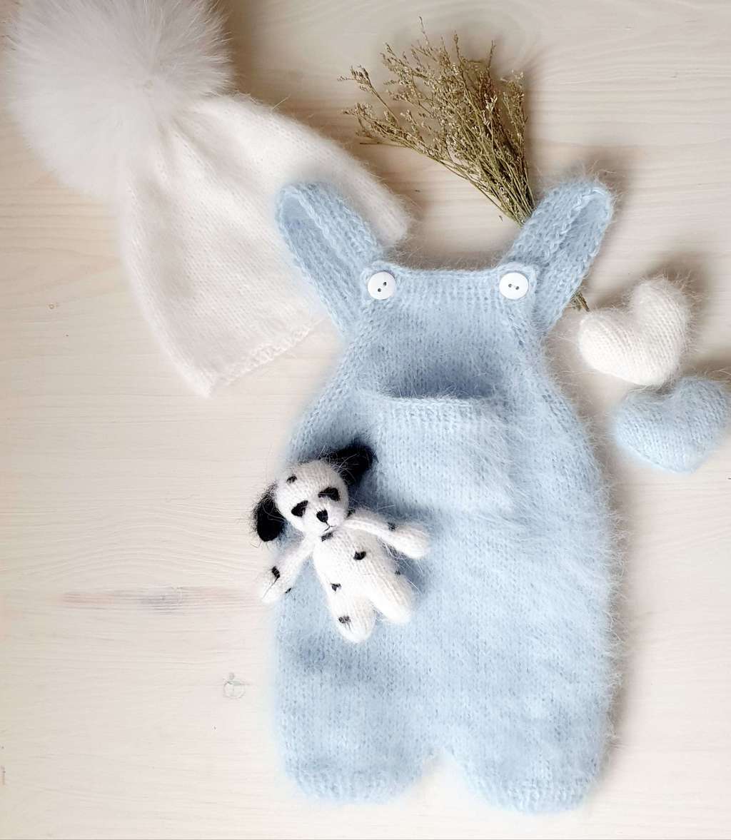 Overalls with straps and with Bag